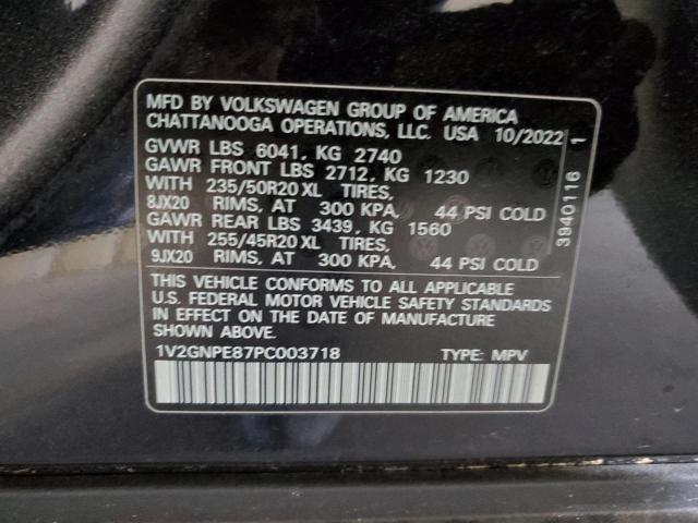 1V2GNPE87PC003718 - 2023 VOLKSWAGEN ID.4 PRO S შავი ფოტო 13