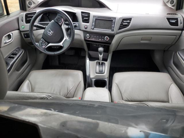 19XFB2F98CE025584 - 2012 HONDA CIVIC EXL GRAY photo 10