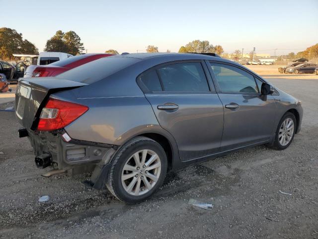 19XFB2F98CE025584 - 2012 HONDA CIVIC EXL GRAY photo 3