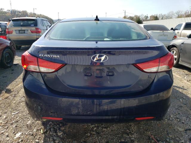 5NPDH4AE3DH288343 - 2013 HYUNDAI ELANTRA GLS BLUE photo 6