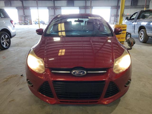 1FADP3N23DL254966 - 2013 FORD FOCUS TITANIUM MAROON photo 5