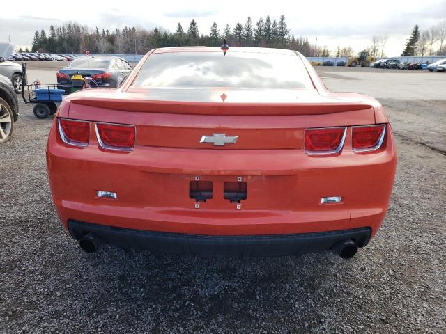 2G1FG1EV5A9000270 - 2010 CHEVROLET CAMARO LT ORANGE photo 6