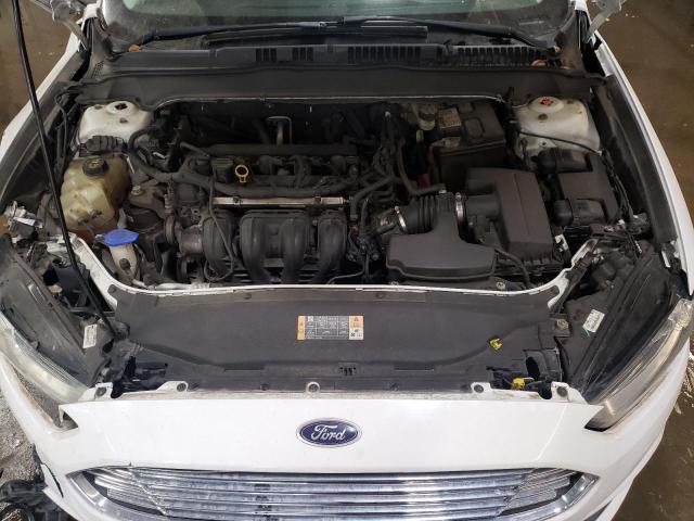 3FA6P0H74DR372508 - 2013 FORD FUSION SE WHITE photo 11