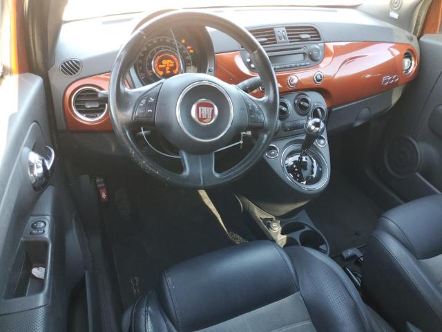 3C3CFFBR4CT366615 - 2012 FIAT 500 SPORT ORANGE photo 8