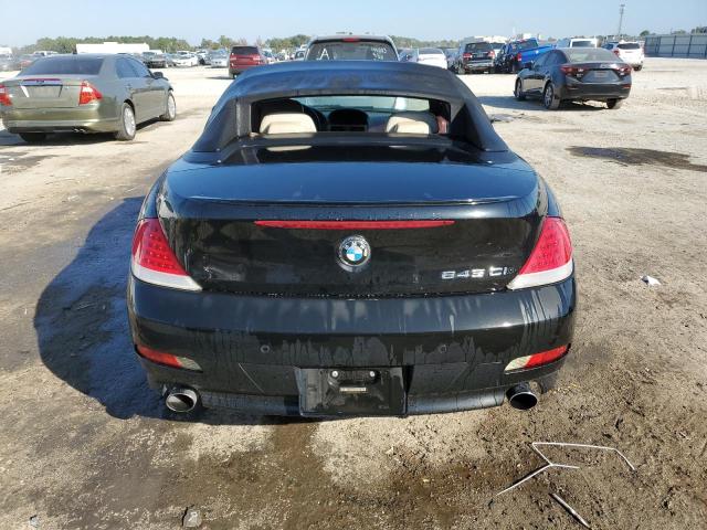 WBAEK73405B327644 - 2005 BMW 645 CI AUTOMATIC BLACK photo 6