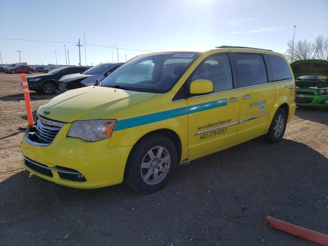 2C4RC1BG3CR276004 - 2012 CHRYSLER TOWN & COU TOURING YELLOW photo 1