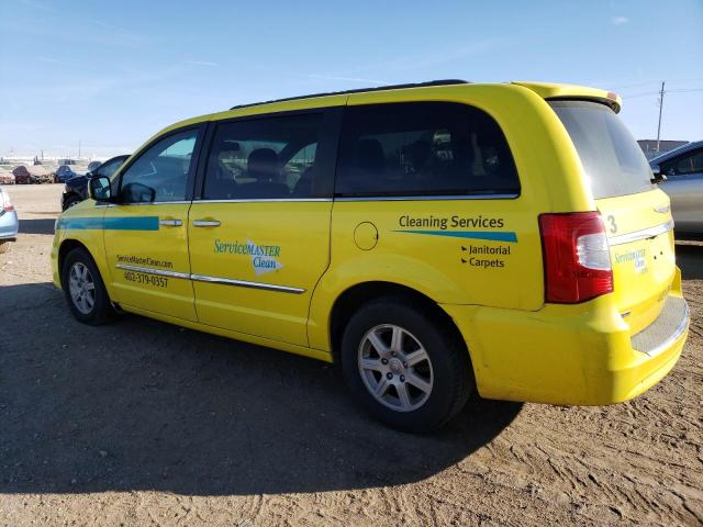 2C4RC1BG3CR276004 - 2012 CHRYSLER TOWN & COU TOURING YELLOW photo 2
