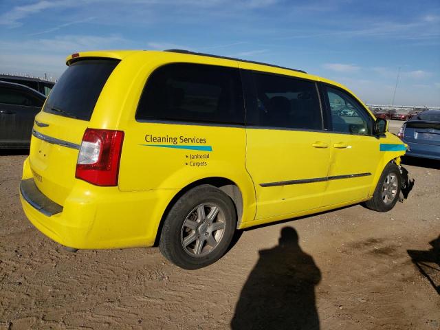 2C4RC1BG3CR276004 - 2012 CHRYSLER TOWN & COU TOURING YELLOW photo 3