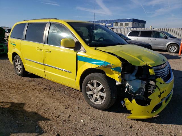 2C4RC1BG3CR276004 - 2012 CHRYSLER TOWN & COU TOURING YELLOW photo 4