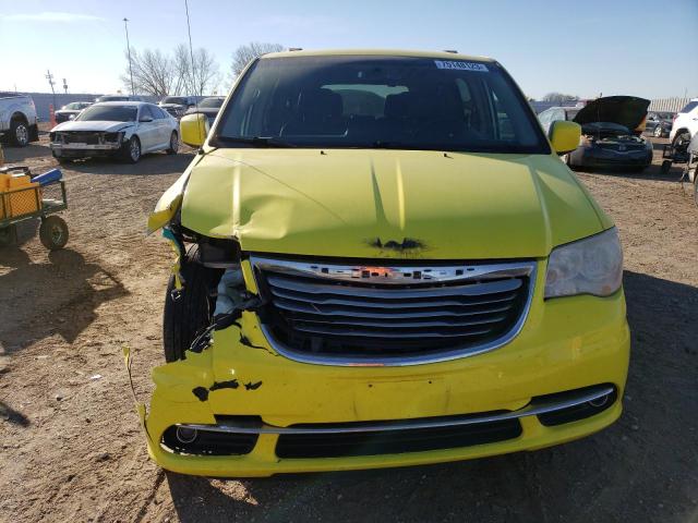 2C4RC1BG3CR276004 - 2012 CHRYSLER TOWN & COU TOURING YELLOW photo 5