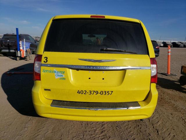 2C4RC1BG3CR276004 - 2012 CHRYSLER TOWN & COU TOURING YELLOW photo 6