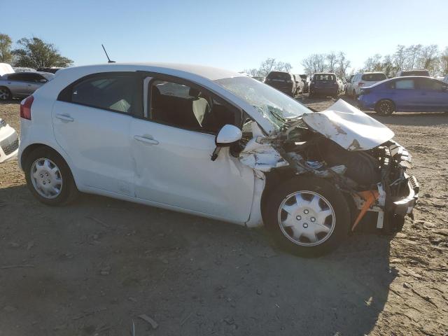 KNADM5A38D6252882 - 2013 KIA RIO LX WHITE photo 4