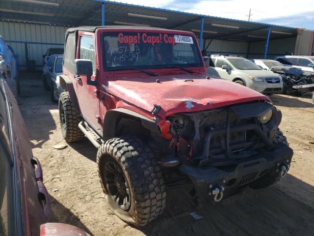 1J4FA241X8L645359 - 2008 JEEP WRANGLER X RED photo 4