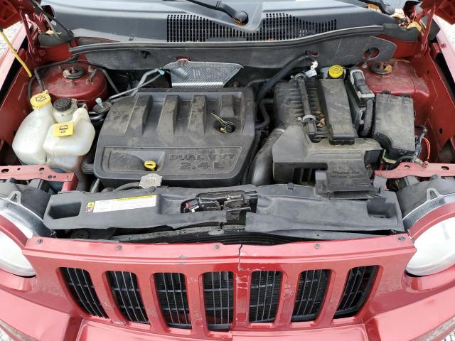 1J4NF1FB8AD619615 - 2010 JEEP COMPASS SPORT RED photo 11