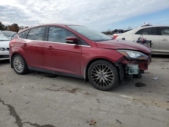 1FADP3N28EL137336 - 2014 FORD FOCUS TITANIUM MAROON photo 4