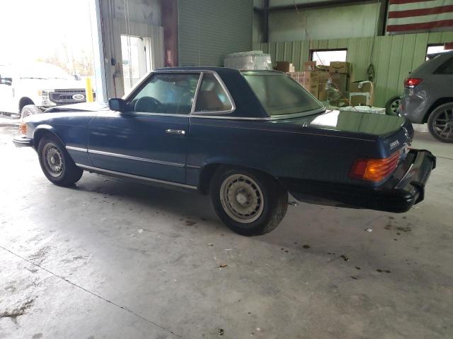 WDBBA45A0DB019574 - 1983 MERCEDES-BENZ 380 SL BLUE photo 2