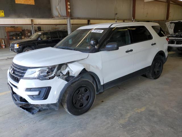 1FM5K8AR0KGA29225 - 2019 FORD EXPLORER POLICE INTERCEPTOR Weiß Foto 1