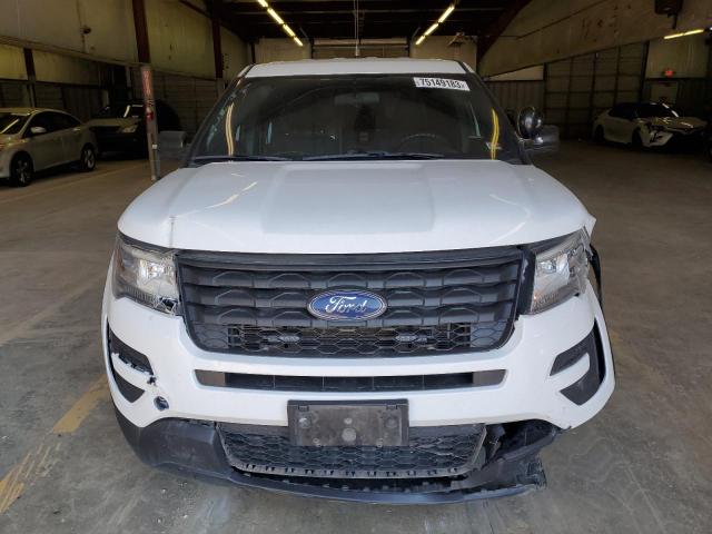 1FM5K8AR0KGA29225 - 2019 FORD EXPLORER POLICE INTERCEPTOR Weiß Foto 5