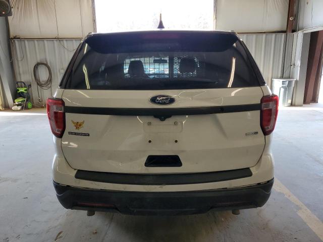 1FM5K8AR0KGA29225 - 2019 FORD EXPLORER POLICE INTERCEPTOR Weiß Foto 6
