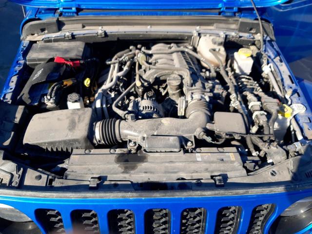 1C6HJTFG3NL122533 - 2022 JEEP GLADIATOR OVERLAND BLUE photo 11