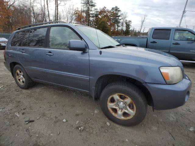 JTEHD21A450038960 - 2005 TOYOTA HIGHLANDER BLUE photo 4