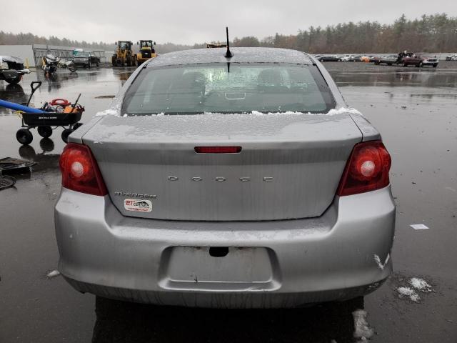 1C3CDZAB6DN702696 - 2013 DODGE AVENGER SE SILVER photo 6