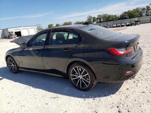 3MW5R7J07L8B08836 - 2020 BMW 330XI BLACK photo 2