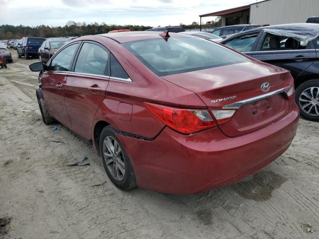 5NPEB4AC1DH534388 - 2013 HYUNDAI SONATA GLS RED photo 2