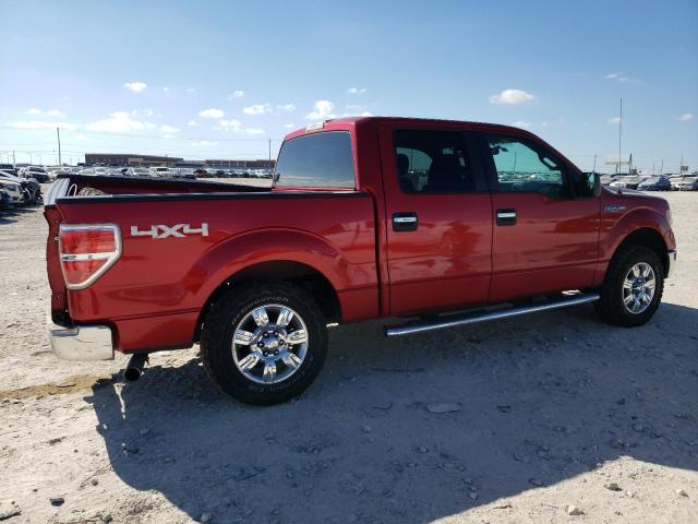 1FTFW1EF1BFC76439 - 2011 FORD F150 SUPERCREW RED photo 3