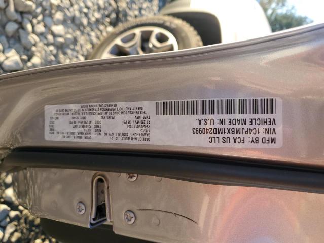 1C4PJMBX1MD240993 - 2021 JEEP CHEROKEE TRAILHAWK SILVER photo 13