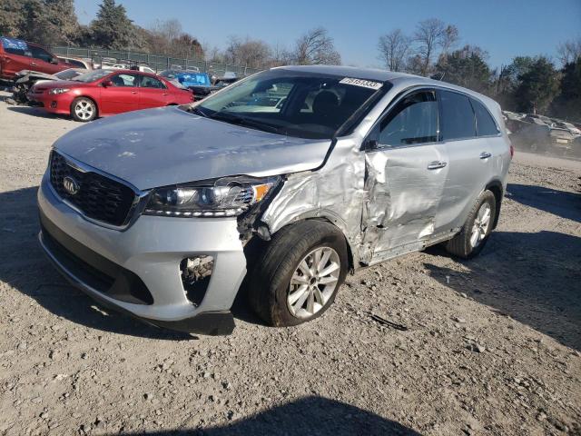 5XYPG4A31KG583086 - 2019 KIA SORENTO L SILVER photo 1