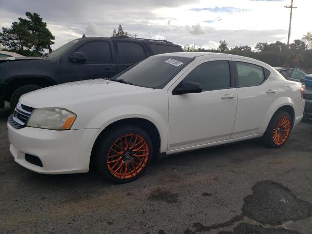 1B3BD4FB4BN502238 - 2011 DODGE AVENGER EXPRESS WHITE photo 1