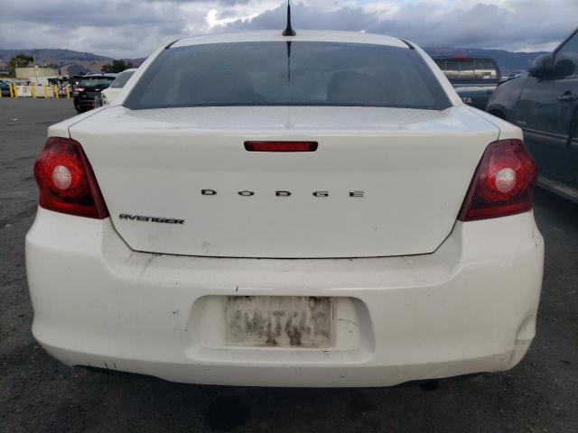 1B3BD4FB4BN502238 - 2011 DODGE AVENGER EXPRESS WHITE photo 6