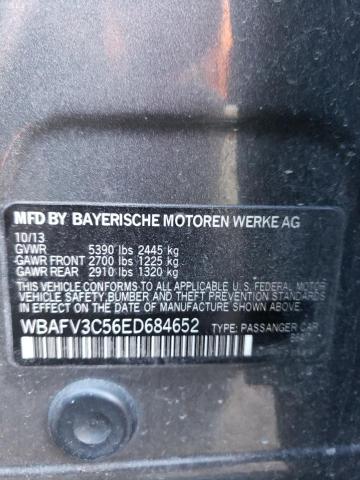 WBAFV3C56ED684652 - 2014 BMW 535 D XDRIVE GRAY photo 12