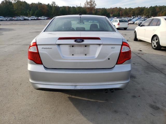 3FAHP0HA6AR384594 - 2010 FORD FUSION SE SILVER photo 6