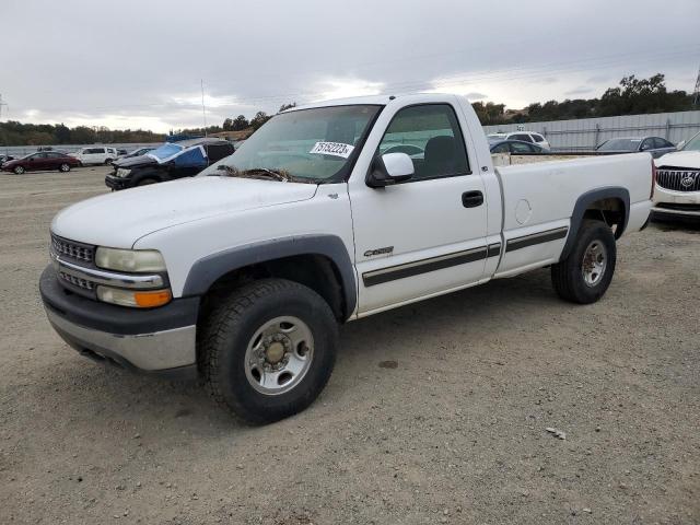 1GCGK24U3YE191428 - 2000 CHEVROLET SILVERADO K2500 WHITE photo 1