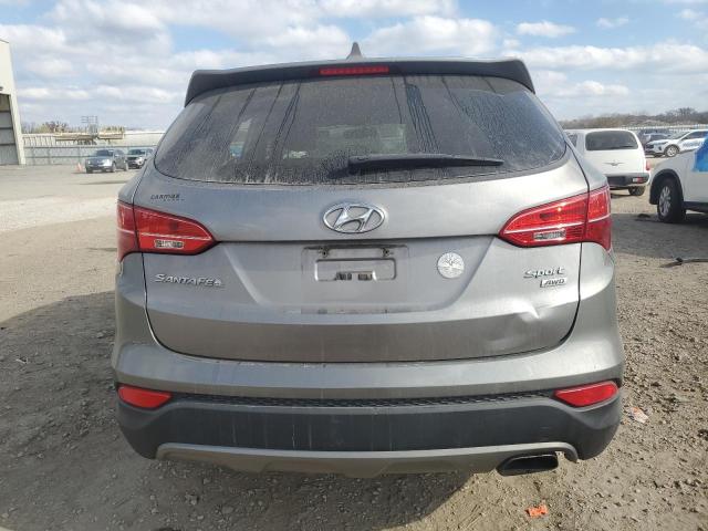 5XYZTDLB9GG319081 - 2016 HYUNDAI SANTA FE S GRAY photo 6