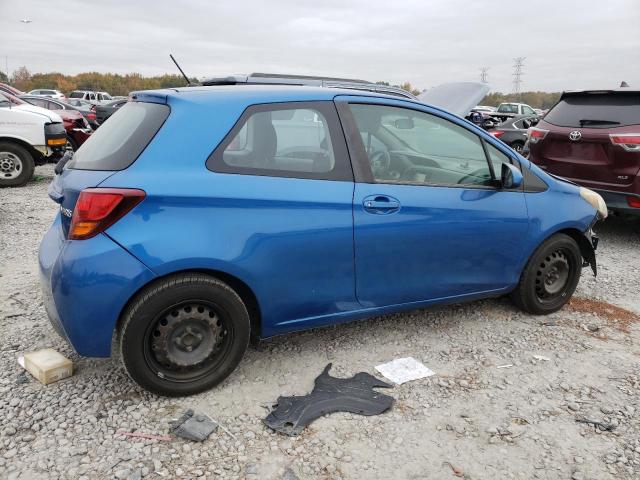 VNKJTUD36FA036079 - 2015 TOYOTA YARIS BLUE photo 3