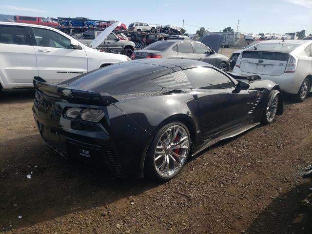 1G1YU2D63H5603064 - 2017 CHEVROLET CORVETTE Z06 3LZ BLACK photo 3