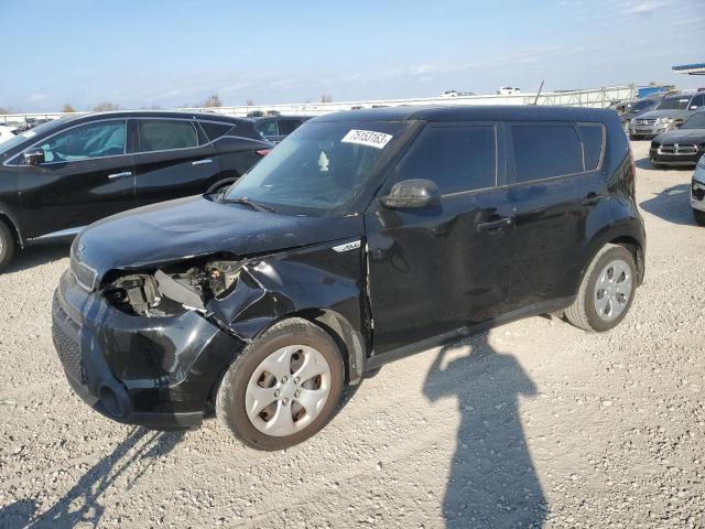 KNDJN2A26F7212807 - 2015 KIA SOUL BLACK photo 1