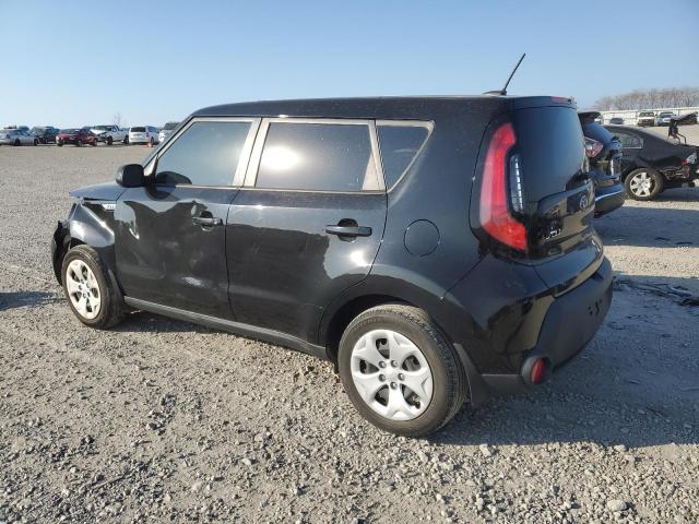 KNDJN2A26F7212807 - 2015 KIA SOUL BLACK photo 2