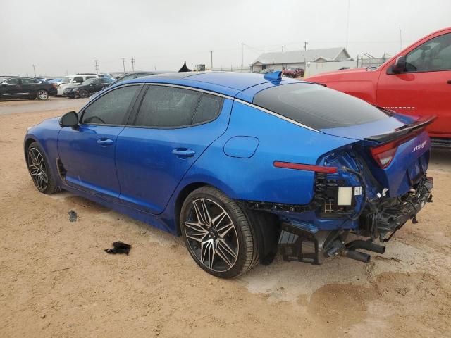 KNAE55LC1P6127659 - 2023 KIA STINGER GT2 BLUE photo 2