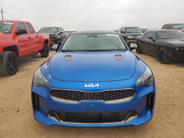 KNAE55LC1P6127659 - 2023 KIA STINGER GT2 BLUE photo 5