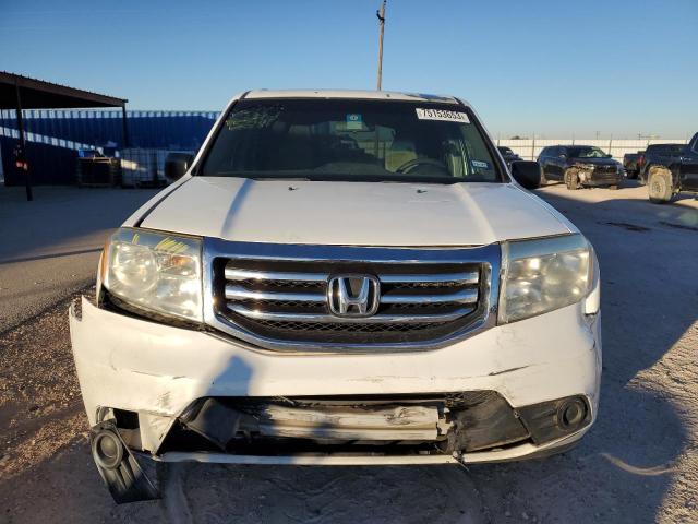 5FNYF3H20FB002852 - 2015 HONDA PILOT LX WHITE photo 5