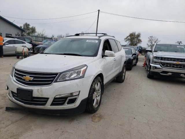 1GNKVJKD1GJ133698 - 2016 CHEVROLET TRAVERSE LTZ WHITE photo 1