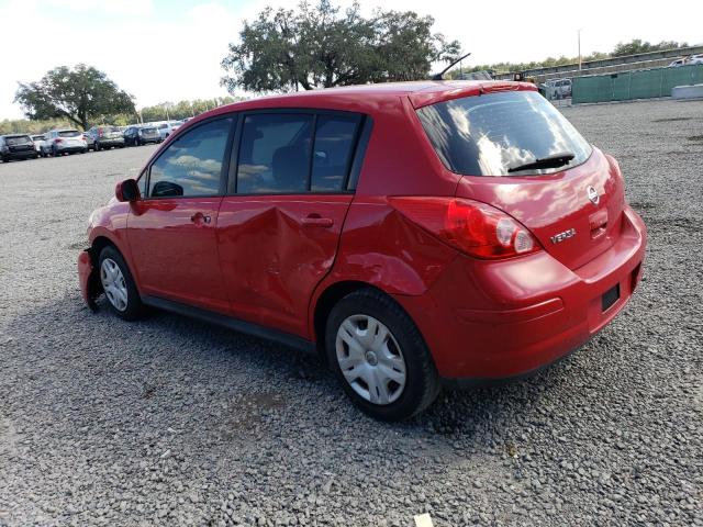 3N1BC1CP4AL366887 - 2010 NISSAN VERSA S RED photo 2