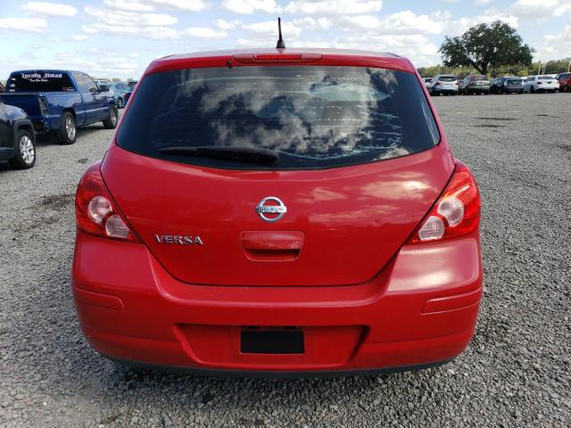 3N1BC1CP4AL366887 - 2010 NISSAN VERSA S RED photo 6