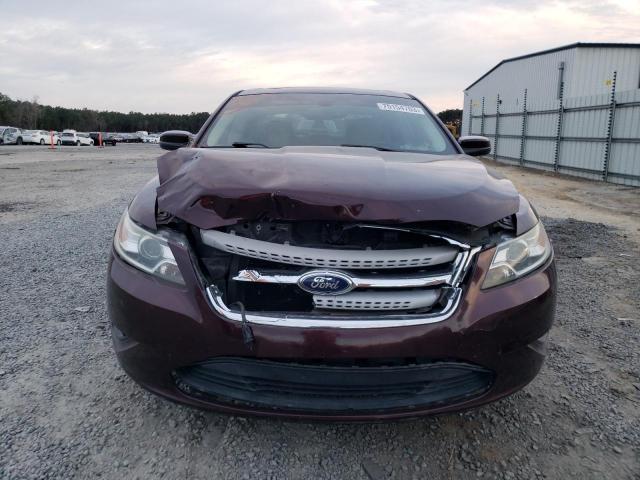 1FAHP2EW6BG124734 - 2011 FORD TAURUS SEL BURGUNDY photo 5