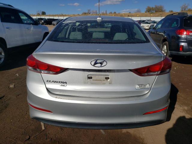 5NPD74LF3HH135637 - 2017 HYUNDAI ELANTRA SE SILVER photo 6