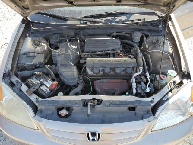 JHMES16591S009499 - 2001 HONDA CIVIC LX SILVER photo 11